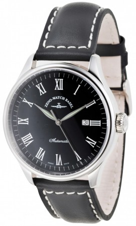 Zeno-Watch Basel Godat II Automatic black 44 mm 6273-i1-rom