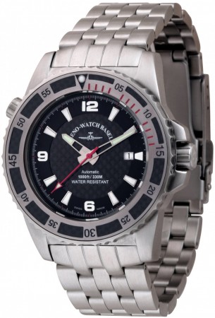 Zeno-Watch Basel Professional diver Automatic red 46 mm 6478-s1-7M