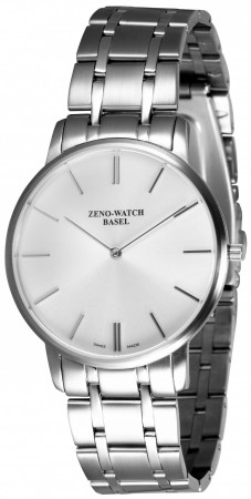 Zeno-Watch Basel Flatline-Flatline 2 gray 40 mm