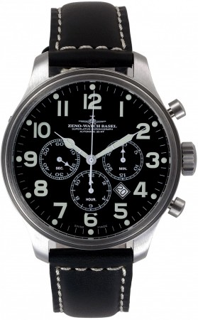 Oversized Pilot Chrono Tricompax Date 47.5 mm 8553THD-9-a1